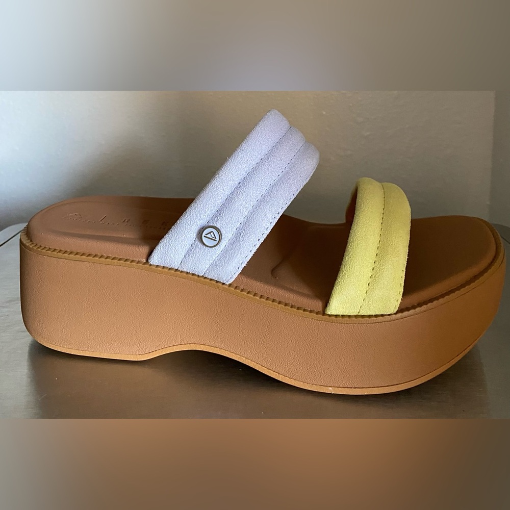 REEF ..Stylish Women's Platform Sandals in 
Lavender and yellow - Picture 2 of 16